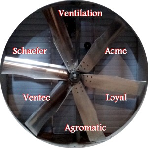 Ventilation Schaefer Acme Ventec Agromatic Loyal Fans