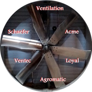 Ventilation Schaefer Acme Ventec Agromatic Loyal Fans